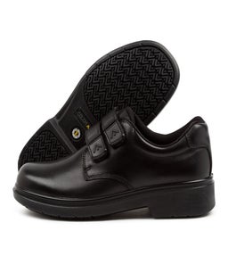 ROAR JNR ADJ E CF BLACK LEATHER