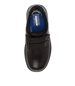 ROAR JNR ADJ E CF BLACK LEATHER