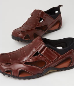 GRANDE CF DARK BROWN PULL UP LEATHER