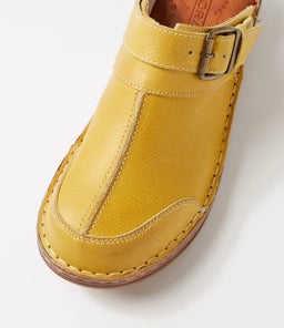 NILIYA CF MUSTARD LEATHER