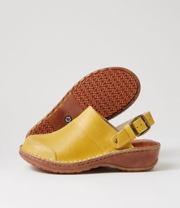 NILIYA CF MUSTARD LEATHER