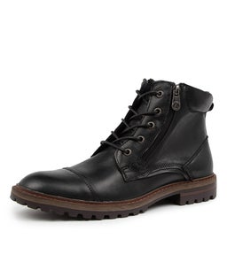GASP CF BLACK LEATHER