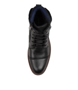 GASP CF BLACK LEATHER