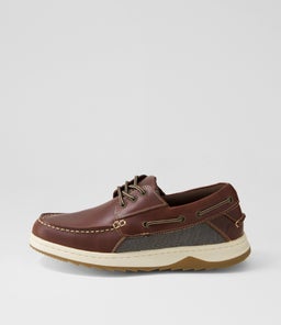 GULL CF DARK BROWN PULL UP LEATHER