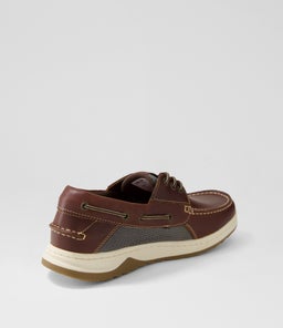 GULL CF DARK BROWN PULL UP LEATHER