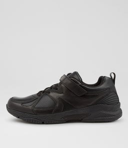 TEMPO SNR E ZIP NM CF BLACK LEATHER