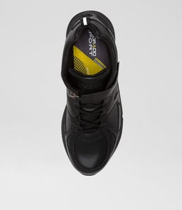 TEMPO SNR E ZIP NM CF BLACK LEATHER