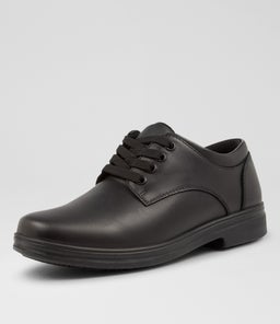 SOLACE JNR CF MATTE BLACK LEATHER