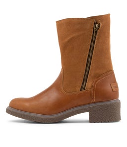 KARRS CF TAN LEATHER SUEDE