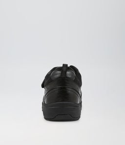 HYPE JNR E ADJ CF BLACK LEATHER