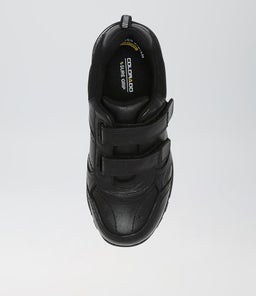 HYPE JNR E ADJ CF BLACK LEATHER