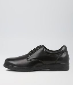 DAZE SNR E LACE CF BLACK LEATHER