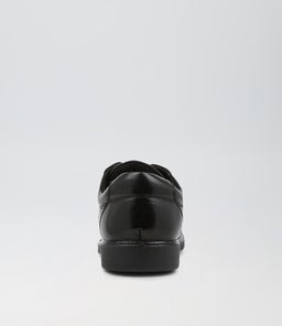 DAZE JNR E LACE SB CF BLACK LEATHER