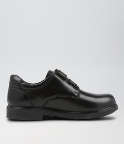 DAZE JNR E ADJ SB CF BLACK LEATHER