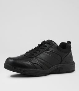 HYPE SNR E LACE CF BLACK LEATHER