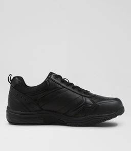 HYPE SNR E LACE CF BLACK LEATHER