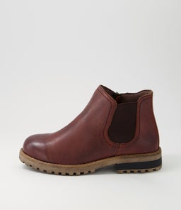 AMO CF MID BROWN LEATHER