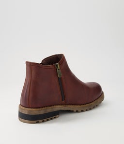 AMO CF MID BROWN LEATHER