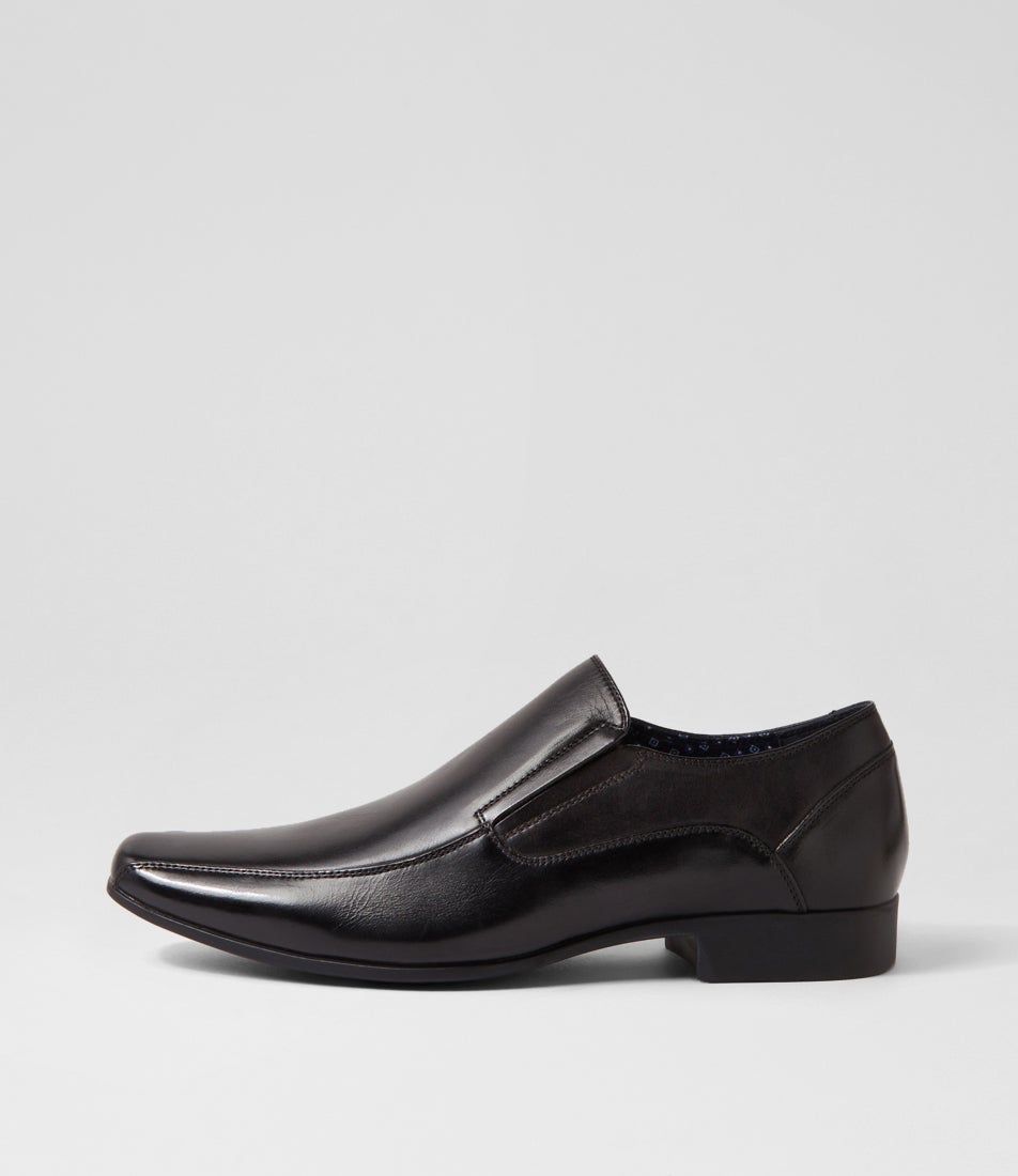 Wright Black Leather Flats Wright Black Leather Flats