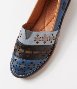 LAZILLI CF BLUE BLACK LEATHER