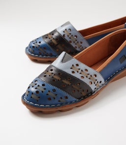 LAZILLI CF BLUE BLACK LEATHER