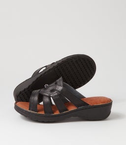 OILA CF BLACK LEATHER