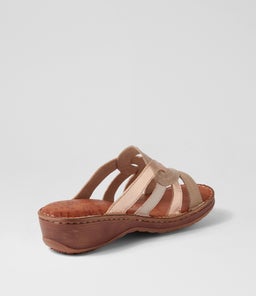 OILA CF TAUPE ROSE GOLD LEATHER