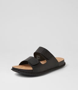JERALD CF BLACK TUMBLED LEATHER