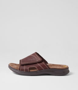 IVER CF DARK BROWN TUMBLE LEATHER
