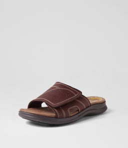IVER CF DARK BROWN TUMBLE LEATHER