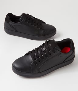 NETERMAN CF BLACK FULL GRAIN LEATHER