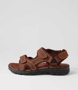 PECONIC CF MID BROWN TUMBLED LEATHER