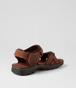 PECONIC CF MID BROWN TUMBLED LEATHER