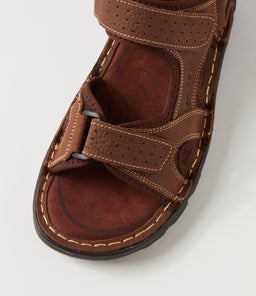 PECONIC CF MID BROWN TUMBLED LEATHER