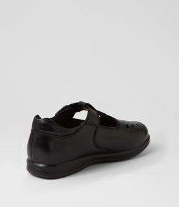 SOPHIA JNR E CF BLACK LEATHER