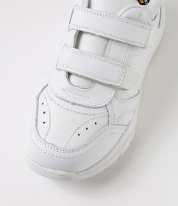 HYPE JNR ADJ E CF WHITE LEATHER