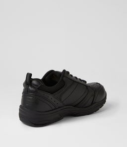 HYPE JNR LACE D CF BLACK LEATHER