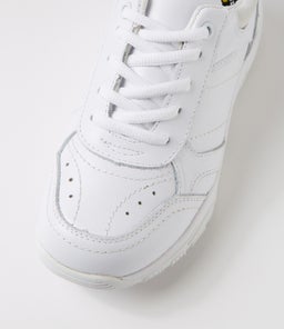 HYPE JNR LACE E CF WHITE LEATHER