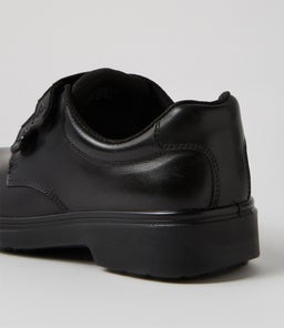 ROAR JNR ADJ D CF BLACK LEATHER