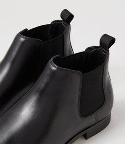 DRISCOE CF BLACK LEATHER