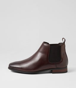 DRISCOE CF DARK BROWN LEATHER