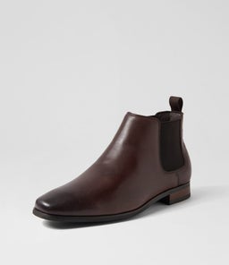 DRISCOE CF DARK BROWN LEATHER