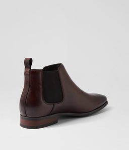 DRISCOE CF DARK BROWN LEATHER