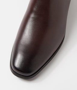 DRISCOE CF DARK BROWN LEATHER