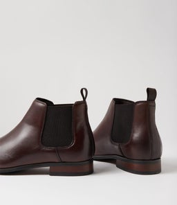 DRISCOE CF DARK BROWN LEATHER