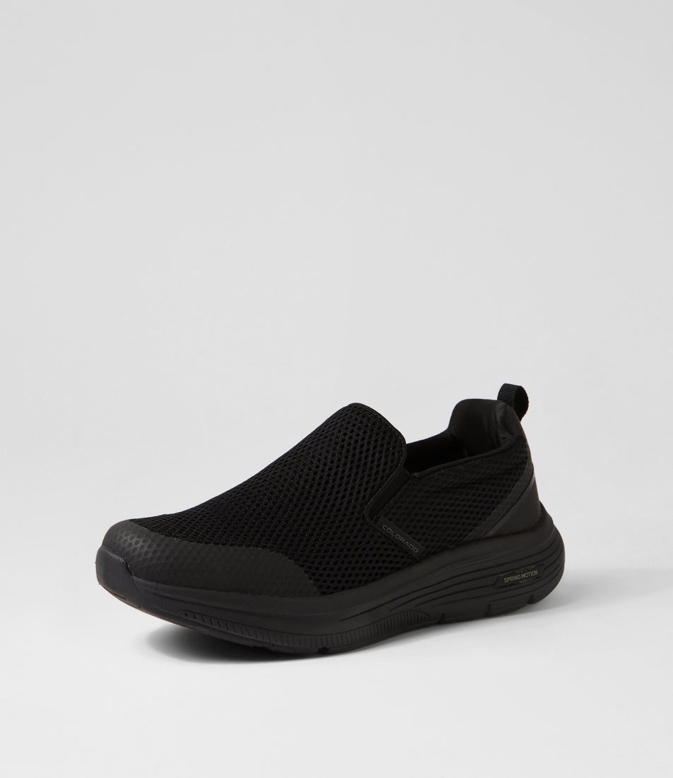 Beckett Black Mesh Sneakers