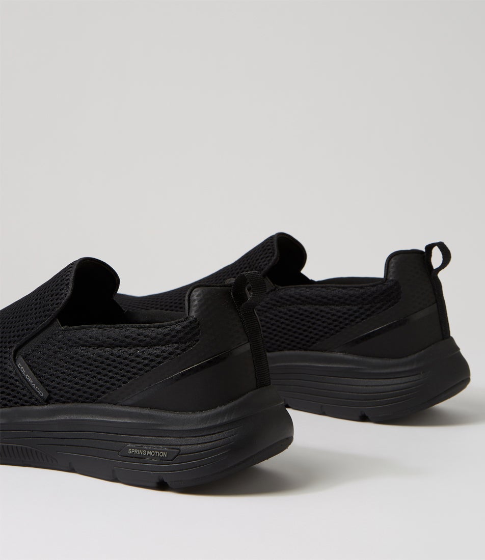 Beckett Black Mesh Sneakers