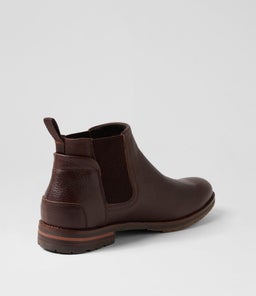 KLIAS CF DARK BROWN TUMBLED LEATHER