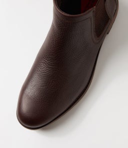 KLIAS CF DARK BROWN TUMBLED LEATHER