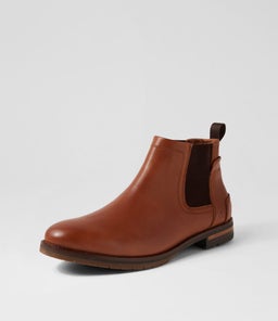 KLIAS CF COGNAC BURNISHED LEATHER